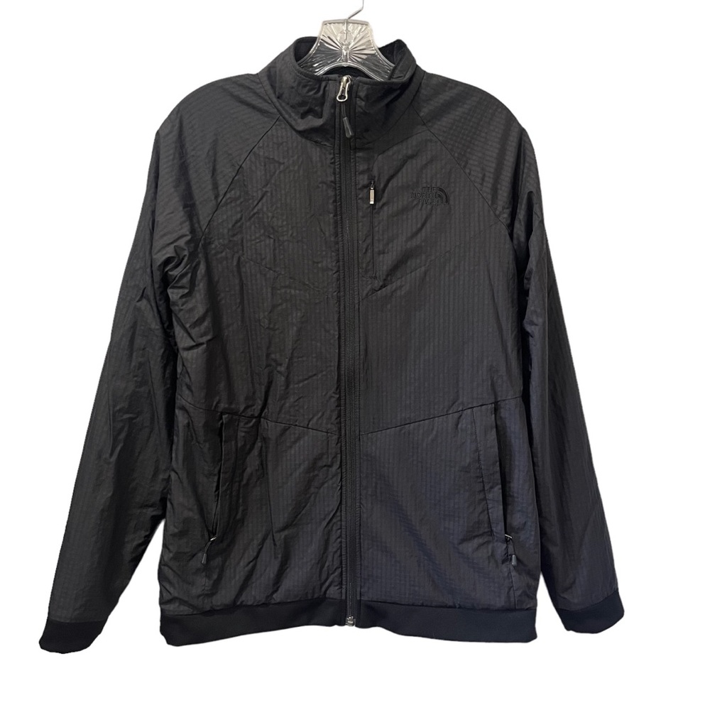 The North Face Womens BlackFull Zip Jacket medium Lined Polyester‎ Outer